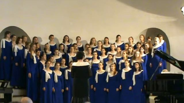 Отчетный хоровой концерт Музыкально-педагогического училища Санкт-Петербурга 1 часть. смотреть онлайн