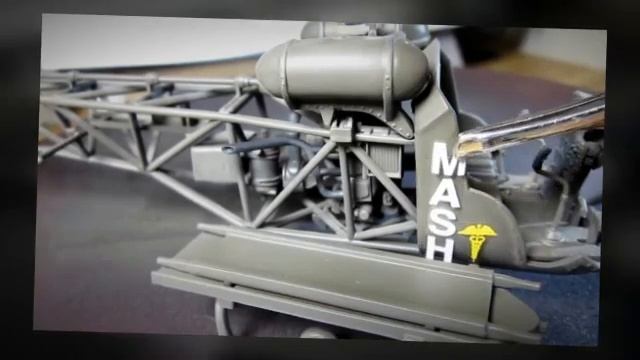 Building Revell Bell H-13H Sioux Helicopter (MASH Helicopter) In 1/35 Scale