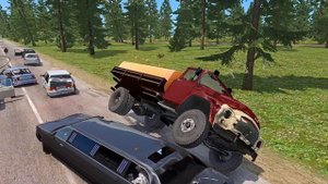 GTA 4 Car Crashes - Crash Testing Real Car Mods Ep.37