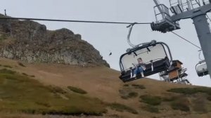 Очень опасный канат Сочи,Канатную дорогу «Олимпия» на курорте «Роза Хутор»