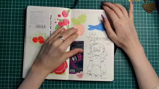 Обзор на потратный скетчбук|август 23 - февраль 24 смотреть онлайн