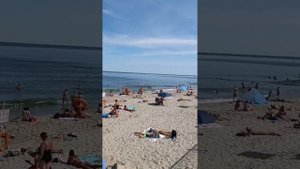 Пляж посёлка Пионерский курорт. Балтийское море. 14.08.2024 Видео от друзей. #travel #лето #топ