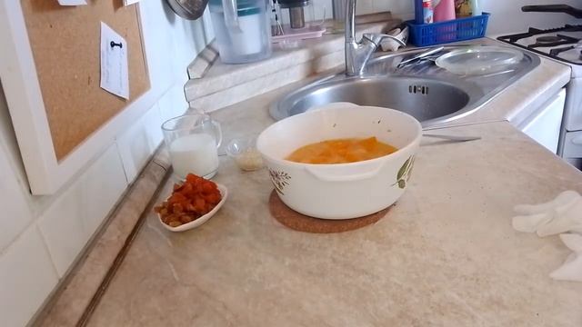 Незатейливая каша из тыквы с пшеном. смотреть онлайн