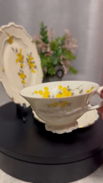 Sorau #sorau Любимые многими цветы «🌼Желтые мимозы🌼». #винтаж #антиквариат #фарфор #германия смотреть онлайн