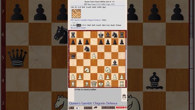 NEW TRAPS in the Chess Opening || D07: Queen's Gambit: Chigorin Defence