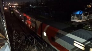 ✅️медленная двухэтажка?! ЭП1М с двухэтажным составом N°044М Москва-Имеретинские курорты