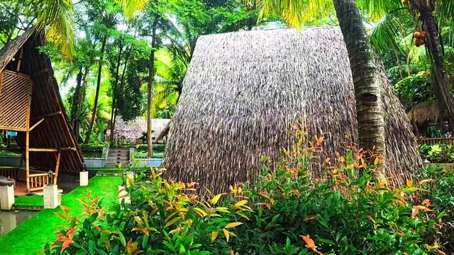 Rain Sounds for Sleep in The Beautiful Village  ASMR Rain Sounds for Sleep Insomnia Relaxation