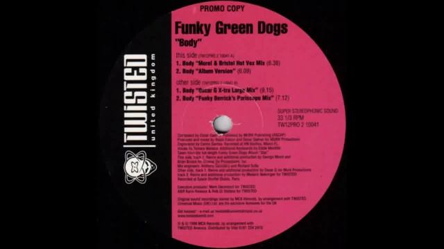 (1999) Funky Green Dogs - Body [Album Version Mix] смотреть онлайн