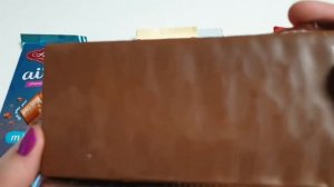 ASMR Unboxing chocolate bar roshen