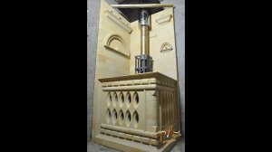 Обкладка чугунной банной печи " Гефест"