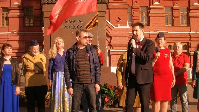 "Журавли"- Вячеслав Кагульский, Андрей Катков Ансамбль "Песни Победы", г. Москва, Красная Площадь
