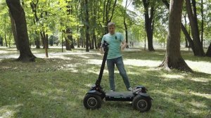 У него 4 колеса! White Siberia Bandit (Teverun Tetra)