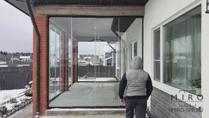 Безрамное остекление в КП Фаворит, Ломоносовский район