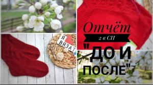 Отчёт №2  в СП "ДО и ПОСЛЕ". Довязла носочки и топ "Магнолия". Продвигаю три процесса.
