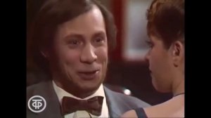 Василий Бочкарев в телеспектакле "БЕЗОБРАЗНАЯ ЭЛЬЗА". 1981 год.
