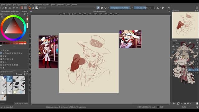 Lucifer Morningstar/Люцифер Морнингстар SPEEDPAINT