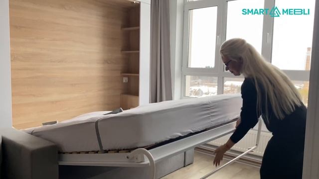 Багатофункціональний модуль шафи-ліжка HELFER, який приховує багато секретів | Smart Mebel смотреть онлайн