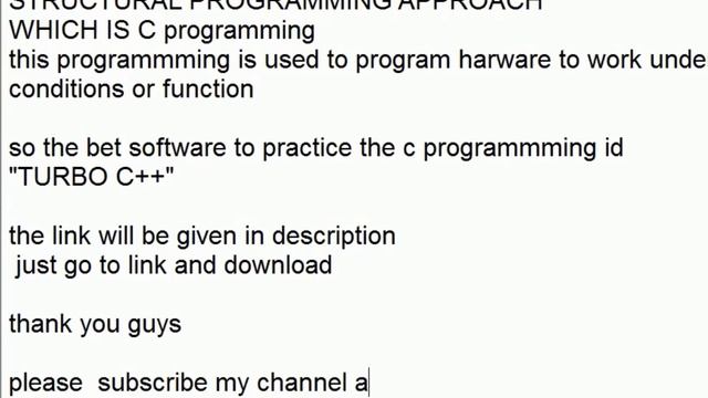 C programming practicing software