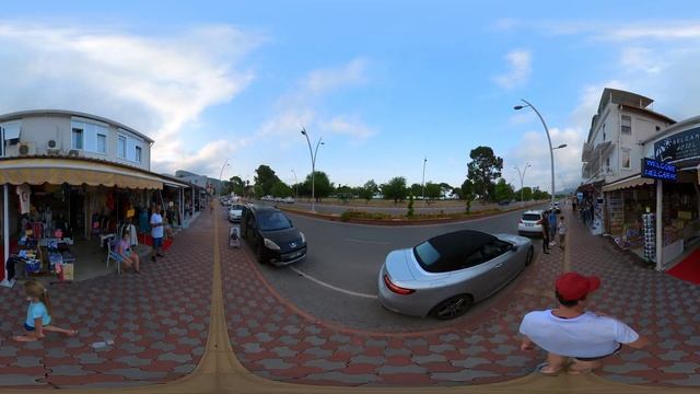 Прогулка по набережной - видео 360 - #бельдиби #кемер смотреть онлайн