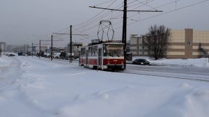 Трамваи Tatra T6B5SU-3202 и Tatra T6B5SU-3009