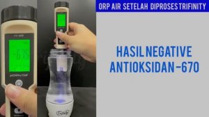 Hidrogen Meter H2 PPB tes n ORP Antioksidan n PH Water Tester YY 400 by Trifinity