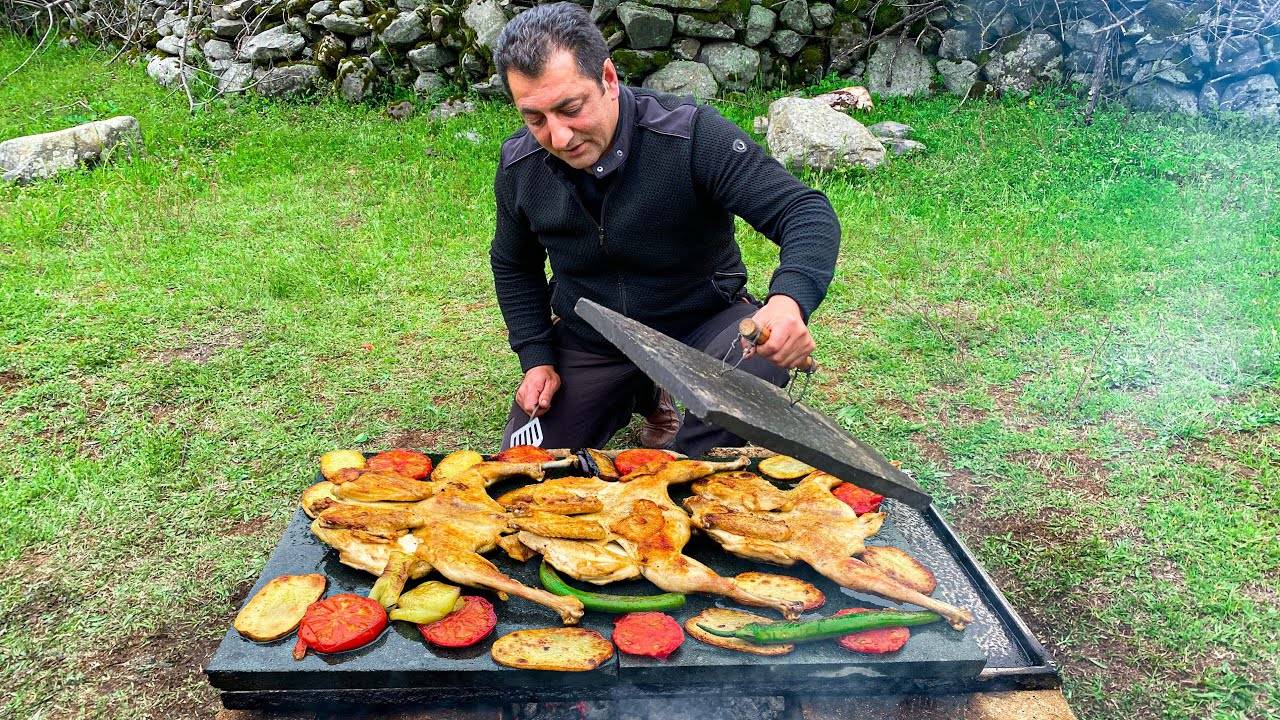 Жареная КУРИЦА со Свежими Овощами!