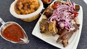 Корейка | пистолетики | баранина | овощи на мангале