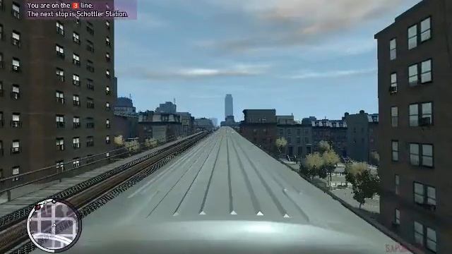 GTA IV: 3/8 Broker Line. Trains to Algonquin Outer line