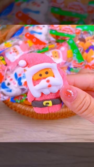 Рождественская сладкая вата, вкусные закуски, дорогие конфеты #candy #lollipop