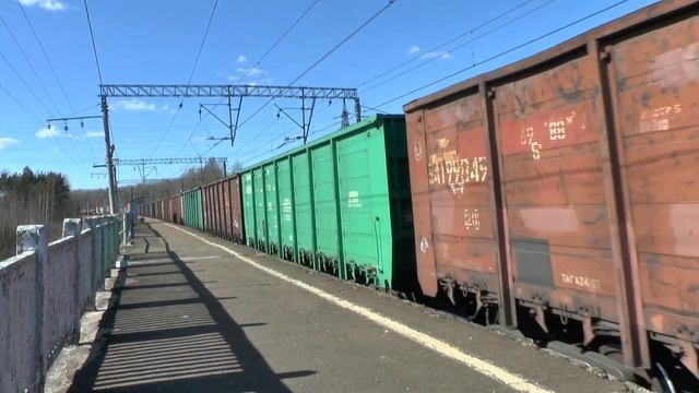 Электровоз ВЛ10у-244 с грузовым смотреть онлайн