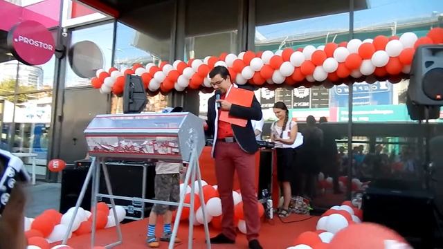Открытие KFC на Глинки - Днепропетровск, 30.08.2015 смотреть онлайн