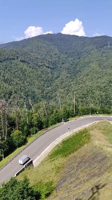 Лучший вид из ресторана Коготь на Роза Хутор смотреть онлайн