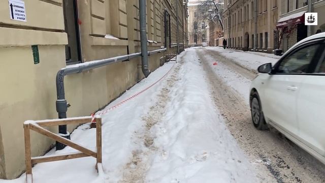 Горожане жалуются на отсутствие уборки Большого проспекта Васильевского острова смотреть онлайн