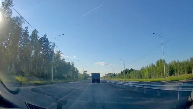 Движение на автомобиле от санатория "Ласточка" до поселка Боровский смотреть онлайн