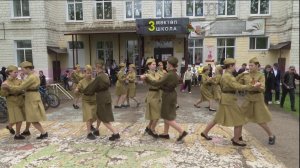 «Диктант Победы» в школе №3 начался с «Майского вальса»