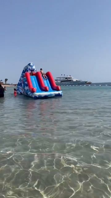 Beach and Red Sea. Hotel Rixos Premium Magawish. Egypt. Hurghada. Египет. Отель Риксос. Хургада. смотреть онлайн