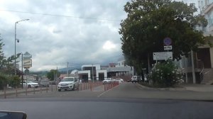 Адлер 2024 Июль Поездка от улицы Крупской до ЖД вокзала Как выглядит курортный город
