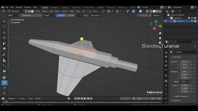 Blender tutorial | how i made low poly DRON #animation #blender #3dmodeling #blendertutorial смотреть онлайн