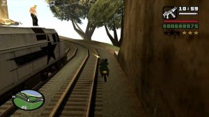 4 Star Wanted Level - Wrong Side of the Tracks - GTA San Andreas - Big Smoke mission 3
