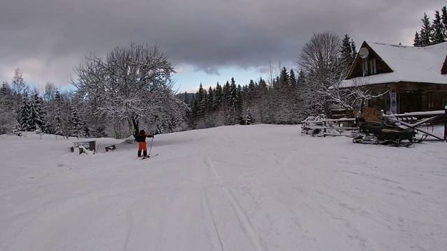 Захар беркут - спуск от подсадки до нижней станции (9.01.22) смотреть онлайн