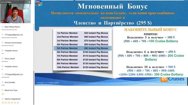 "InCruises"  Зажигательная презентация от 14.09.2017 Алла Князева