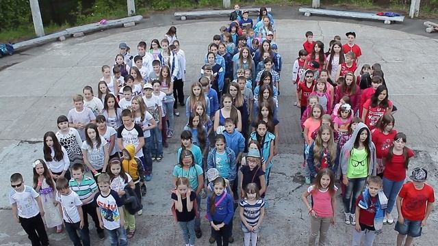 Флэшмоб посвященный 70 лет победы в ВОВ Братское Взморье 2015 смотреть онлайн