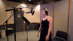 Отель Хазбин кадры с озвучки 2 сезона НА РУССКОМ | Erika in the Booth | Hazbin Hotel Season 2