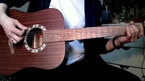 Пламенев - Девушка крадущая сны (кавер на гитаре)