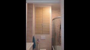 Шкаф над инсталляцией в туалете