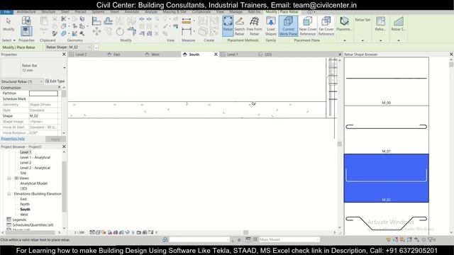 Revit Structures Tutorial || BBS of Beam and Column in Drawing Sheet