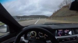200КМ по трассе от первого лица на БМВ 5 Ф10