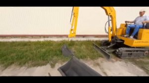 быстросъем ковша на экскаваторе LD 3000