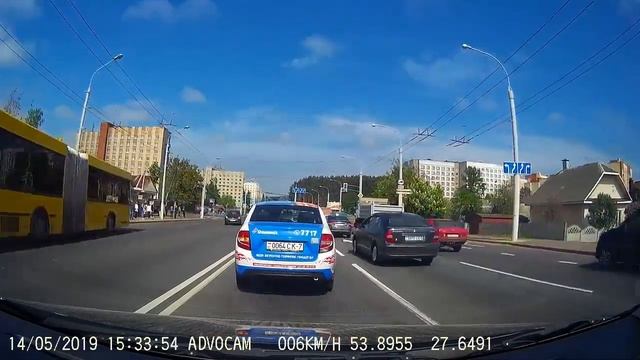 Небольшая езда по Минску 14-05-2019 (timelapse 4x) смотреть онлайн