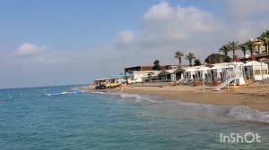 Пляж отеля Корнелия де люкс в Турции Белек (обзор пирса).